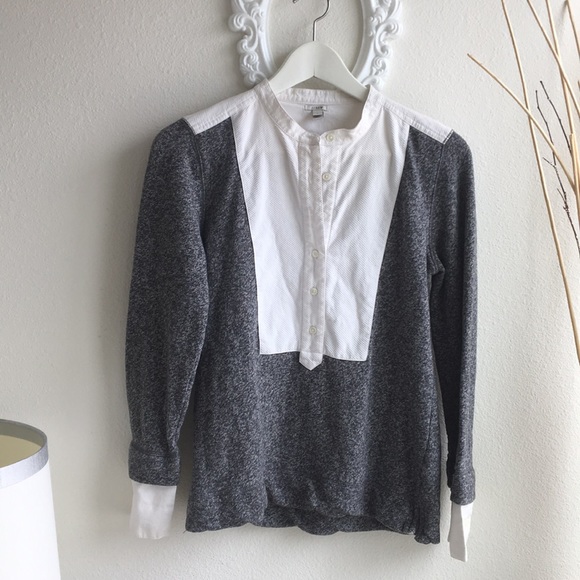 Tops - J. Crew Tuxedo style tshirt